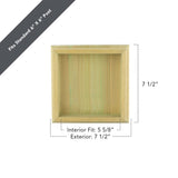 Deckorators Newport High Pyramid Natural Wood Pine Deck Post Cap