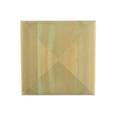Deckorators Newport High Pyramid Natural Wood Pine Deck Post Cap