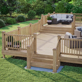 Deckorators 6-in x 6-in Copper Plastic Cedar Deck Post Cap