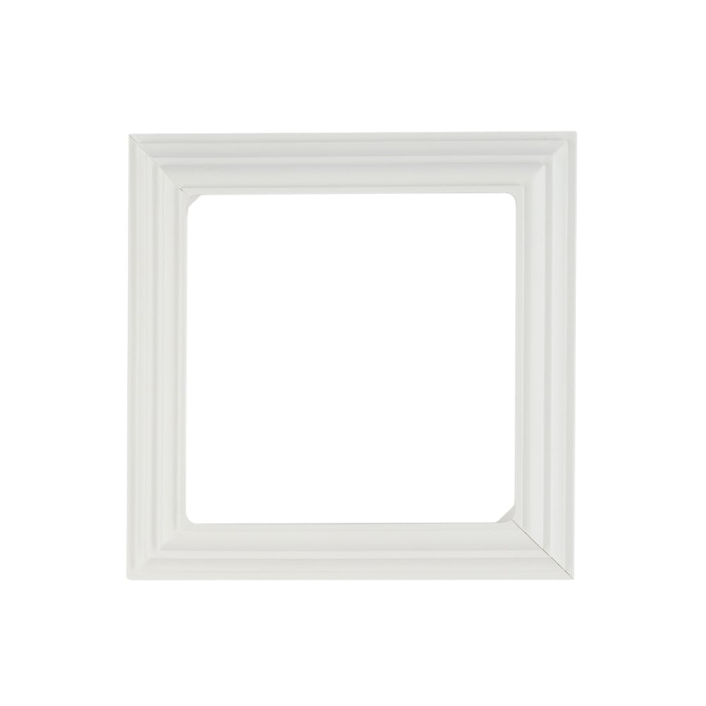 Deckorators 4-in x 4-in White Composite Deck Post Base Trim