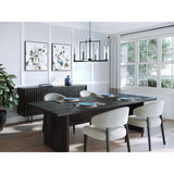 Progress Lighting Glennaire 4-Light Matte Black Modern/Contemporary Chandelier