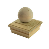 Deckorators 4-in x 4-in Natural Pine Wood Pine Deck Post Cap