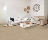 STAINMASTER Essentials Blue Diamonds I 12-ft Raw Lumber Textured Indoor Carpet