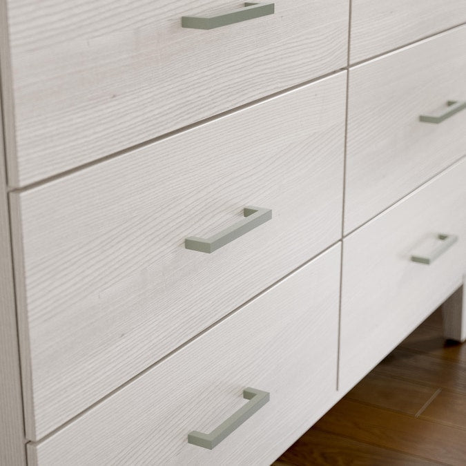 Origin21 Origin 21 Zoey 5-1/16-in (128mm) Center to Center Sage Square Handle Drawer Pull