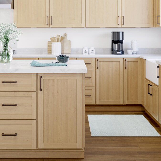 allen + roth Beaumont 5-1/16-in (128mm) Center to Center Bronze with Copper Highlights Rectangular Handle Drawer Pull
