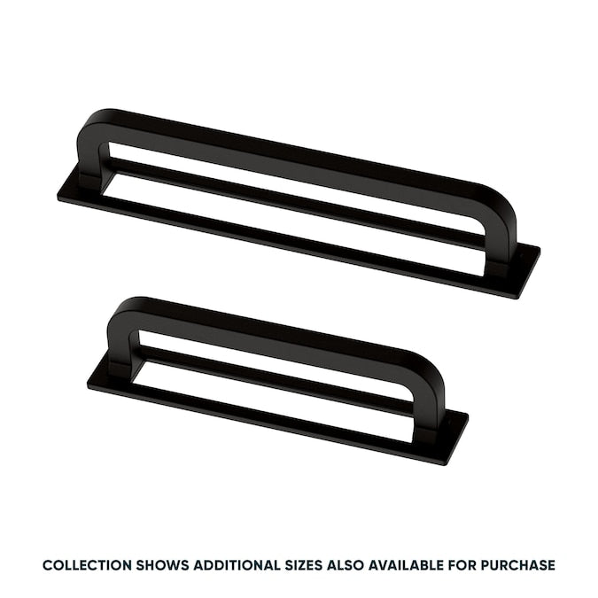 Origin21 Origin 21 Cora Reveal 3-3/4-in (96mm) Center to Center Matte Black Arch Handle Drawer Pull