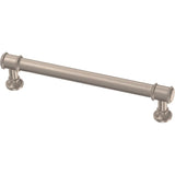 allen + roth Magnus 5-1/16-in (128mm) Center to Center Satin Nickel Cylindrical Bar Drawer Pull