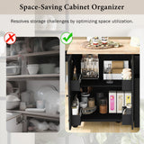 ModernLuxe Black Wood Base with Wood Top Rolling Kitchen Island (28.74-in x 53.94-in x 36.81-in)