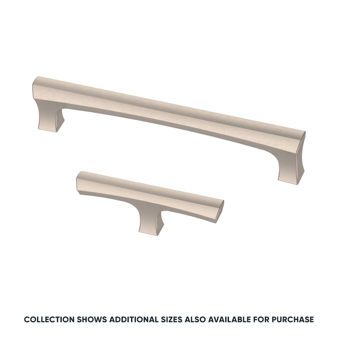 Origin21 Origin 21 Karena 5-1/16-in (128mm) Center to Center Satin Nickel Rectangular Handle Drawer Pull