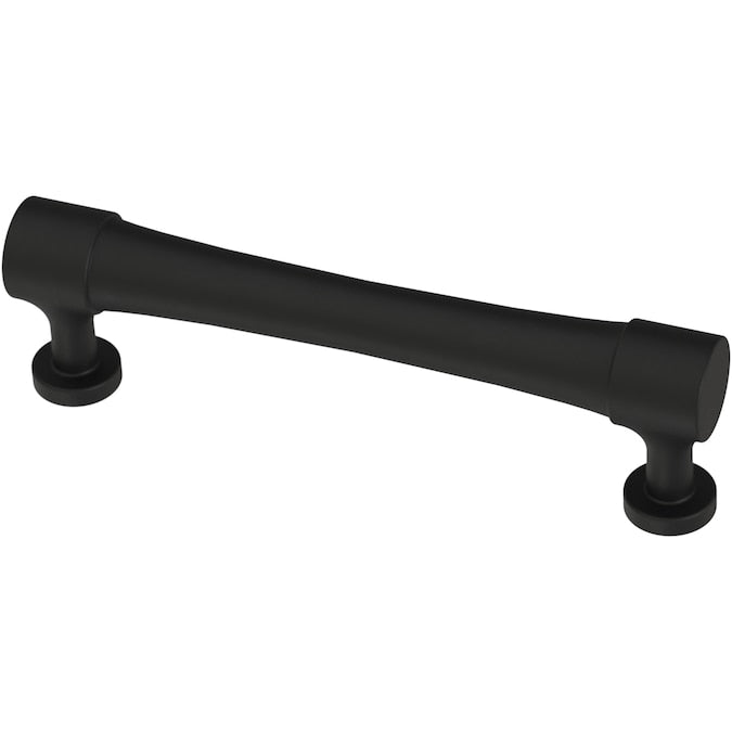 Origin21 Origin 21 Siri 3-3/4-in (96mm) Center to Center Matte Black Cylindrical Bar Drawer Pull
