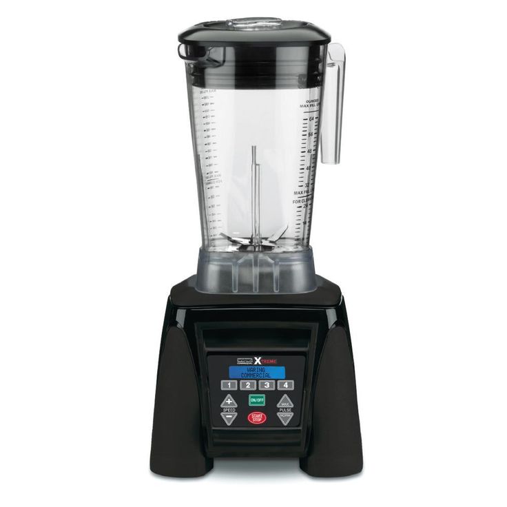 Xtreme 64 oz. 10-Speed Clear Blender Black with 3.5 HP, LCD Display and Programmable