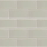 Elida Ceramica Beige 4-in x 8-in Glossy Glass Subway Wall Tile