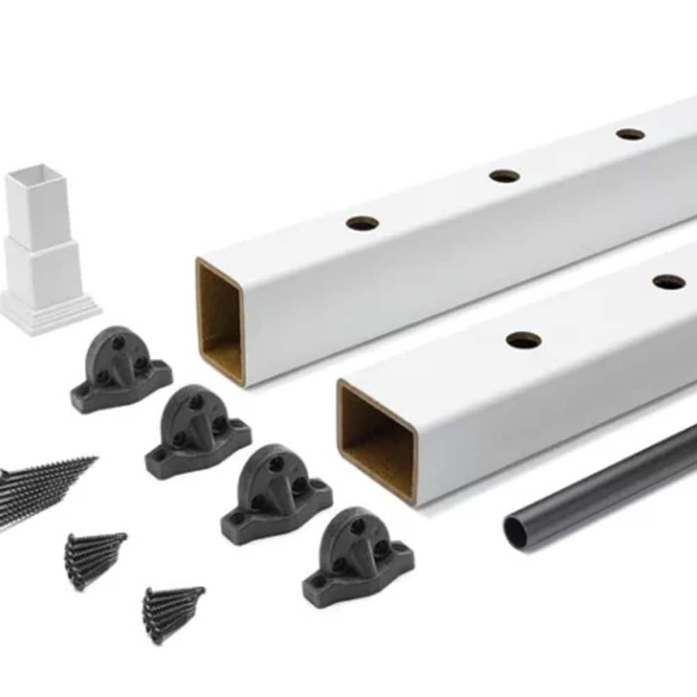 Trex Select 6-ft x 42-in Classic White Composite Deck Rail Kit