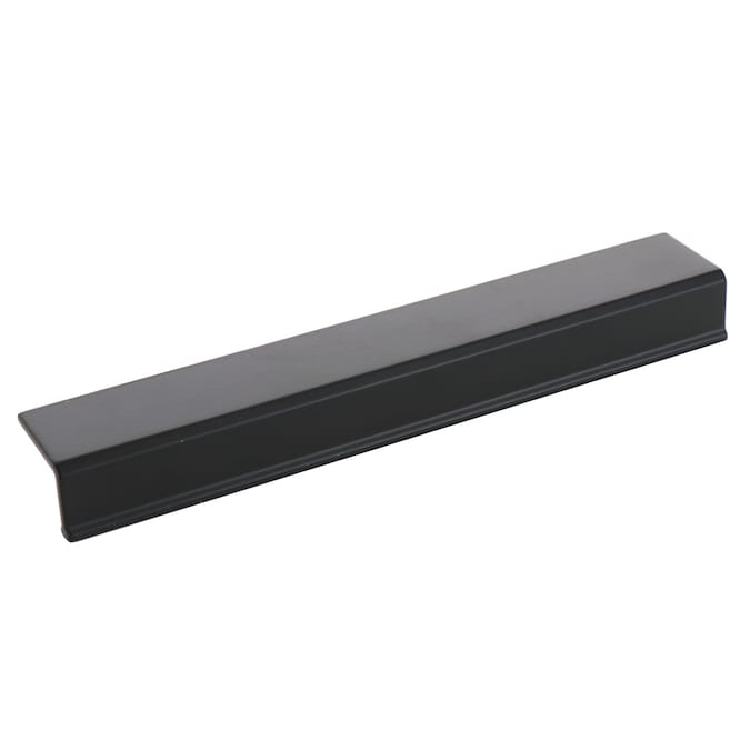 Origin 21 NILS 5-1/16-in (128mm) Center to Center Matte Black Rectangular Cup Drawer Pull