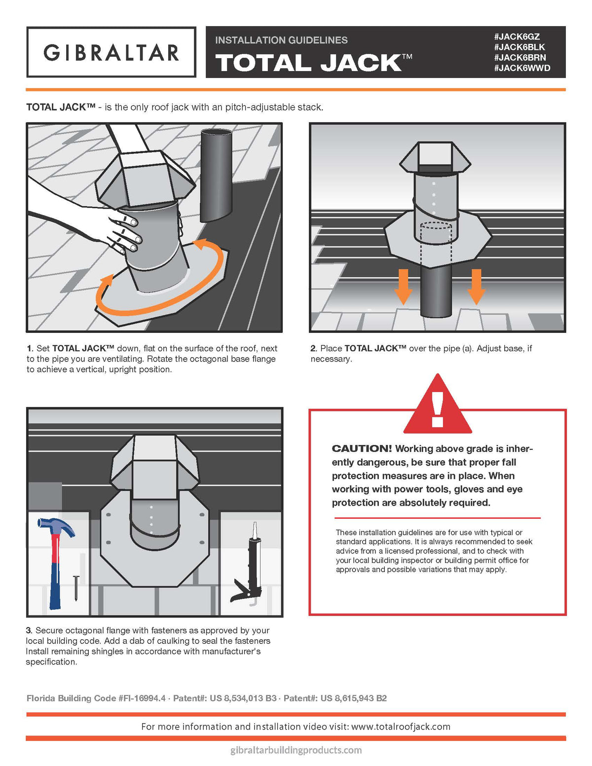 Gibraltar Building Products Total Jack 6-in x 15-in Galvanized Steel Vent & Pipe Flashing (Adjustable Pitch)