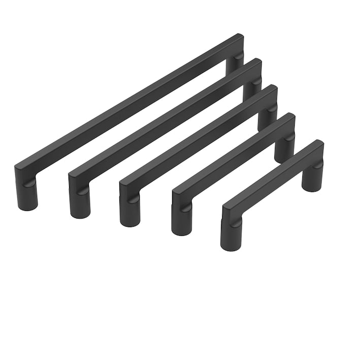 Origin 21 ELIN 5-1/16-in (128mm) Center to Center Matte Black Rectangular Handle Drawer Pull
