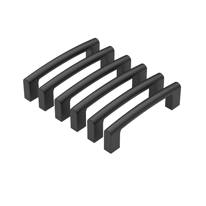 Origin 21 NOE 3-3/4-in (96mm) Center to Center Matte Black Cylindrical Handle Drawer Pull