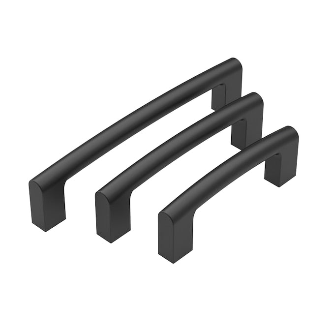 Origin 21 NOE 3-3/4-in (96mm) Center to Center Matte Black Cylindrical Handle Drawer Pull