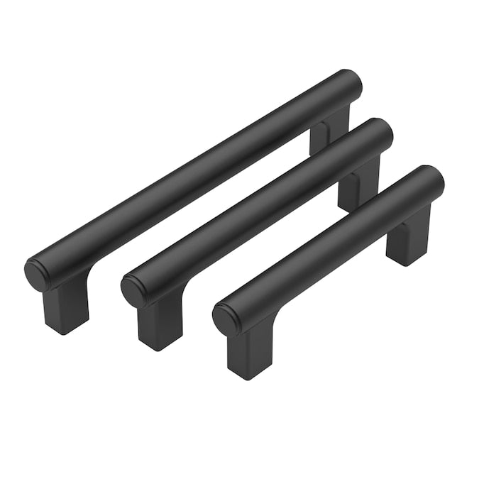 Origin 21 LOKI 5-1/16-in (128mm) Center to Center Matte Black Cylindrical Bar Drawer Pull