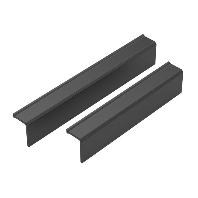 Origin 21 NILS 5-1/16-in (128mm) Center to Center Matte Black Rectangular Cup Drawer Pull