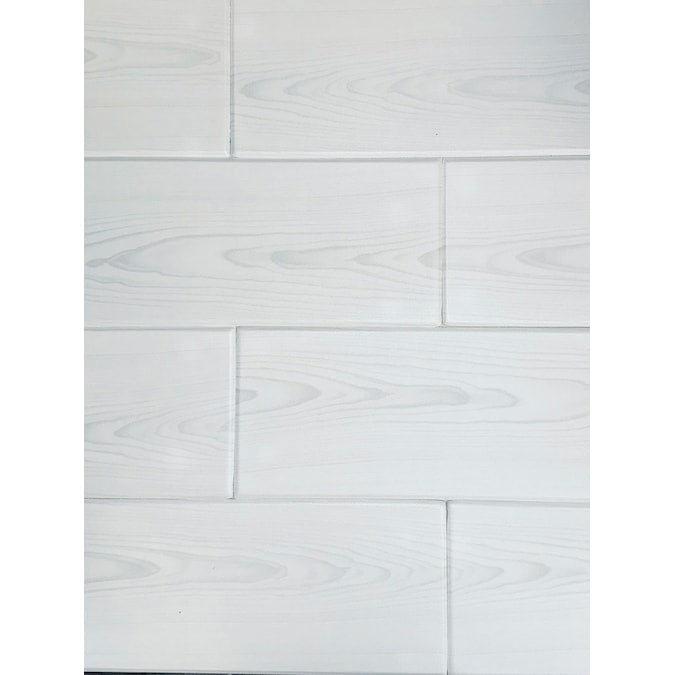A La Maison Ceilings 3.25-ft x 0.5-ft Country White Polystyrene Surface-mount Ceiling Plank (12-Pack, 19.5-sq ft / Case)