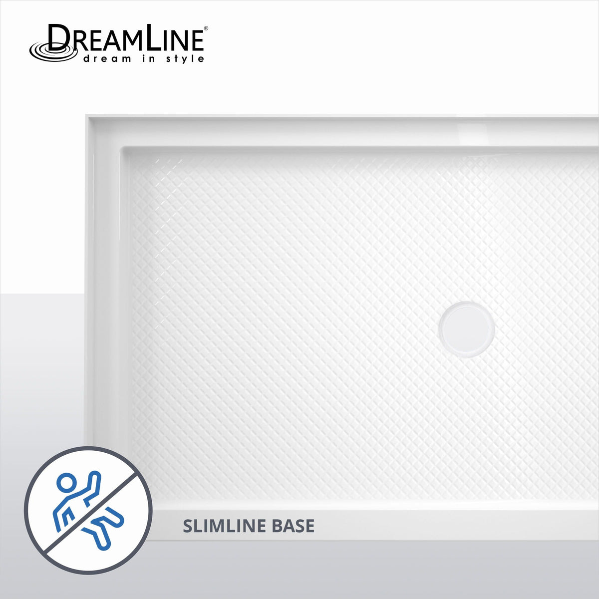 Jacuzzi 36 in. x 42 in. Center Drain 6 in. Shower Base in White