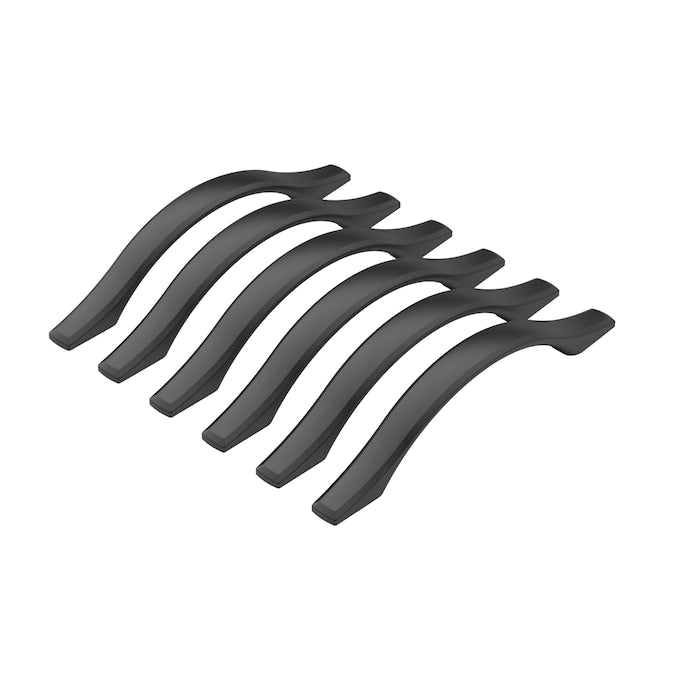 allen + roth GRACE 3-3/4-in (96mm) Center to Center Matte Black Arch Handle Drawer Pull