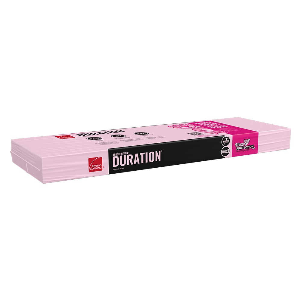 Owens Corning TruDefinition Duration Architectural Roof Shingles, Estate Gray — 32.8 sq ft per Bundle