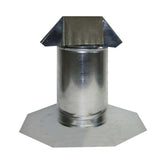Gibraltar Building Products Total Jack 6-in x 15-in Galvanized Steel Vent & Pipe Flashing (Adjustable Pitch)