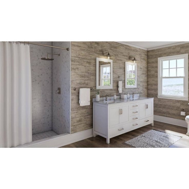 72 in. Adjustable Straight Decorative Tension Shower Rod in Brushed Nickel
