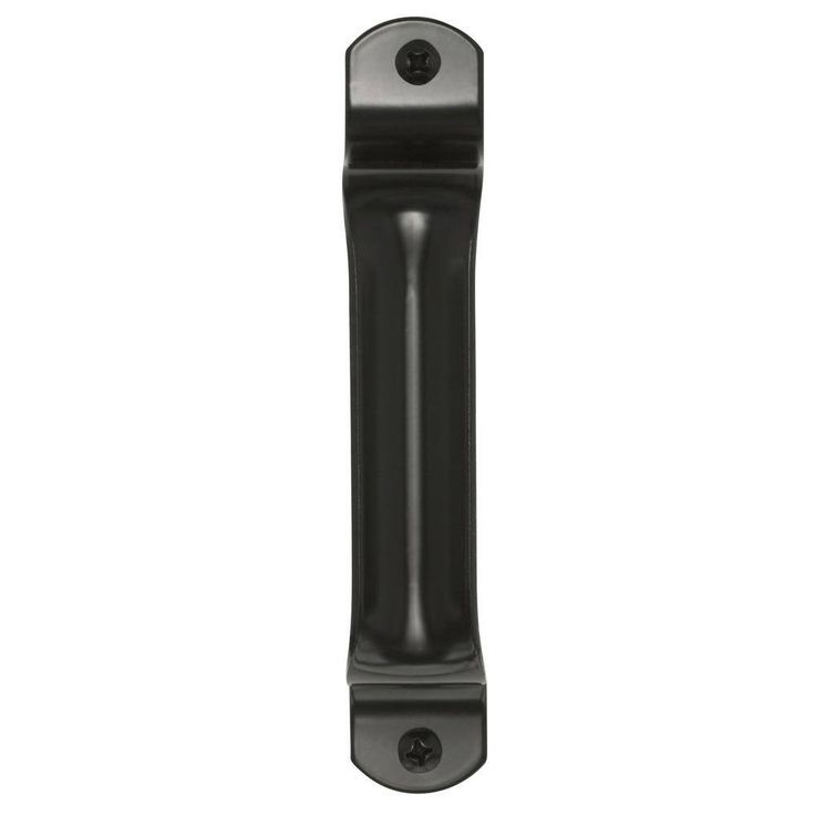 6-1/2 in. Black Heavy Duty Door Pull
