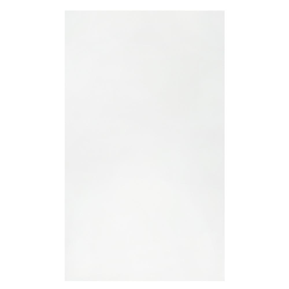 Flat 60 in. W x 90 in. H 8-Piece Glue Up Cultured Marble Alcove Shower Wall Surround in Matte White - Super Arbor