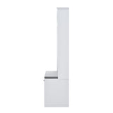 ModernLuxe Modern 40.6-in White Wood Hall Tree