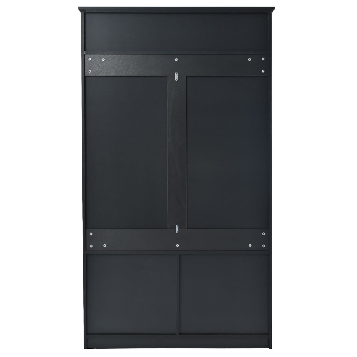 ModernLuxe Modern 40.6-in Black Wood Hall Tree