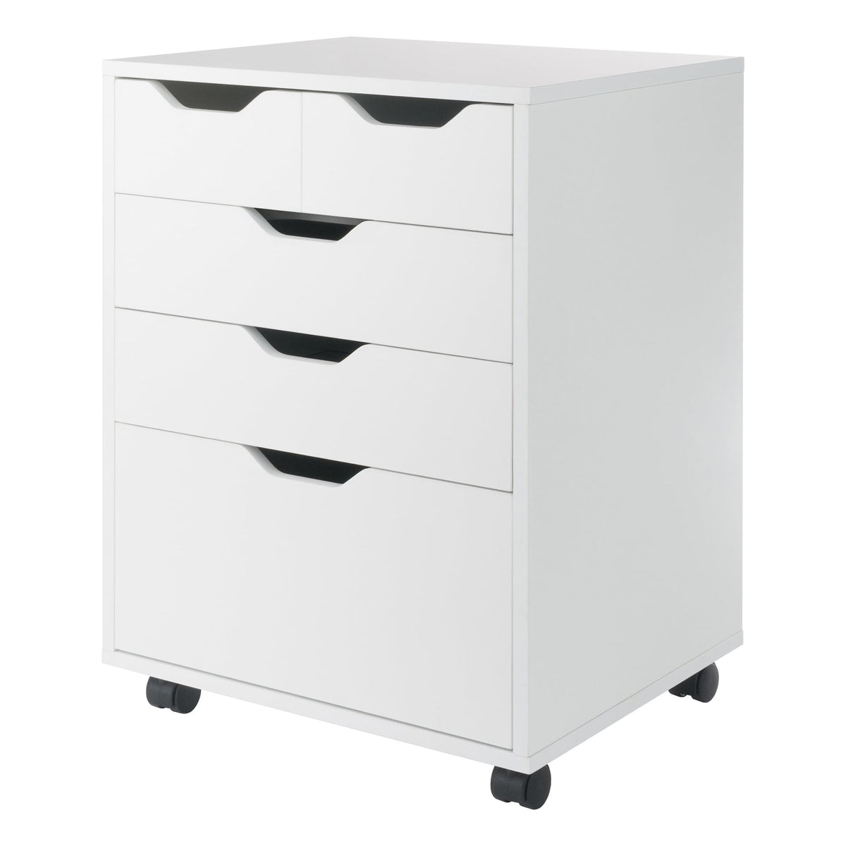 Winsome Wood Halifax White 4-Drawer 19.21-in File Cabinet