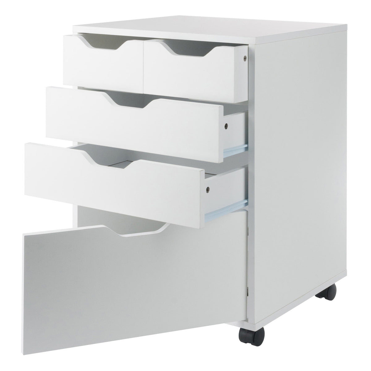 Winsome Wood Halifax White 4-Drawer 19.21-in File Cabinet