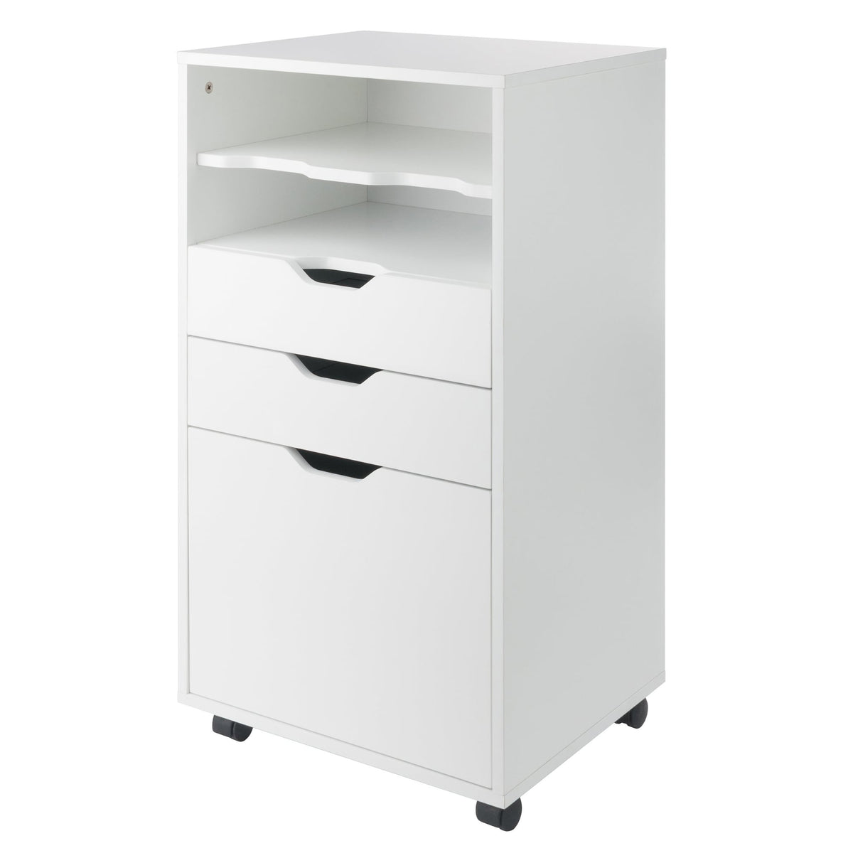 Winsome Wood Halifax White 6-Drawer 19.21-in File Cabinet