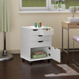 Winsome Wood Halifax White 4-Drawer 19.21-in File Cabinet