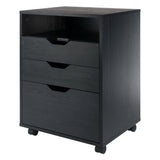 Winsome Wood Halifax Black 4-Drawer 19.21-in File Cabinet
