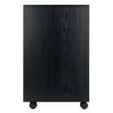 Winsome Wood Halifax Black 4-Drawer 19.21-in File Cabinet