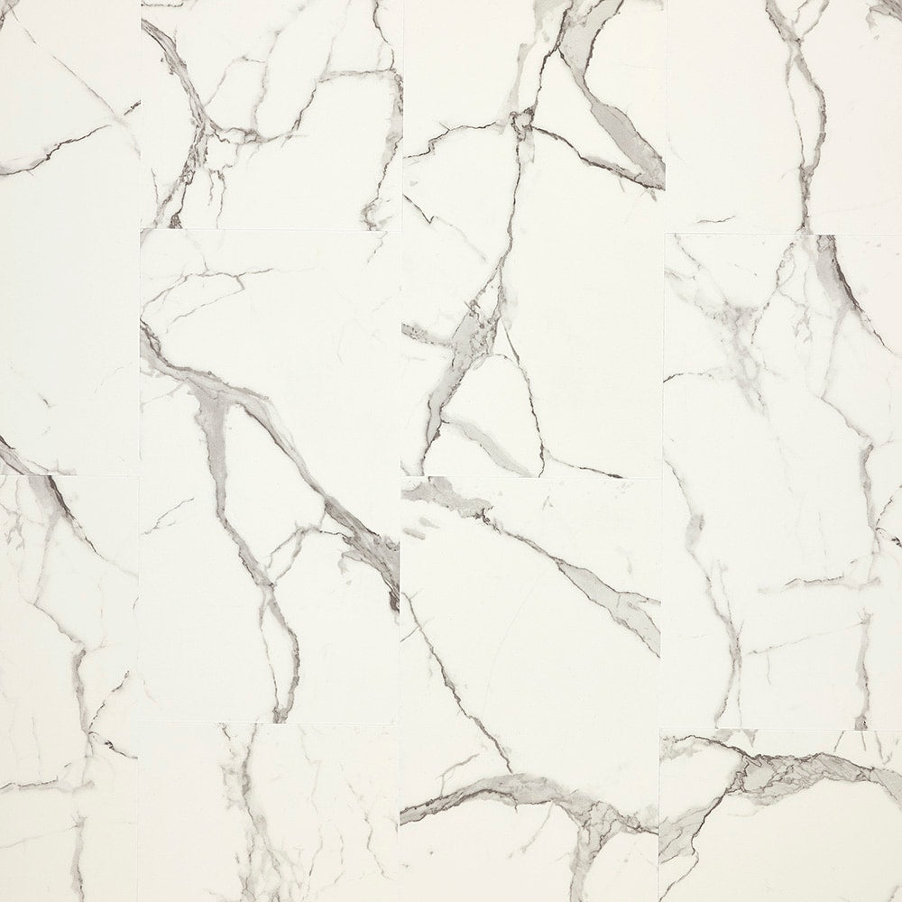 Pergo Verona Marble Off-white Luxury Vinyl Tile Flooring - Waterproof, 22-mil, 21.18 sq ft/Carton