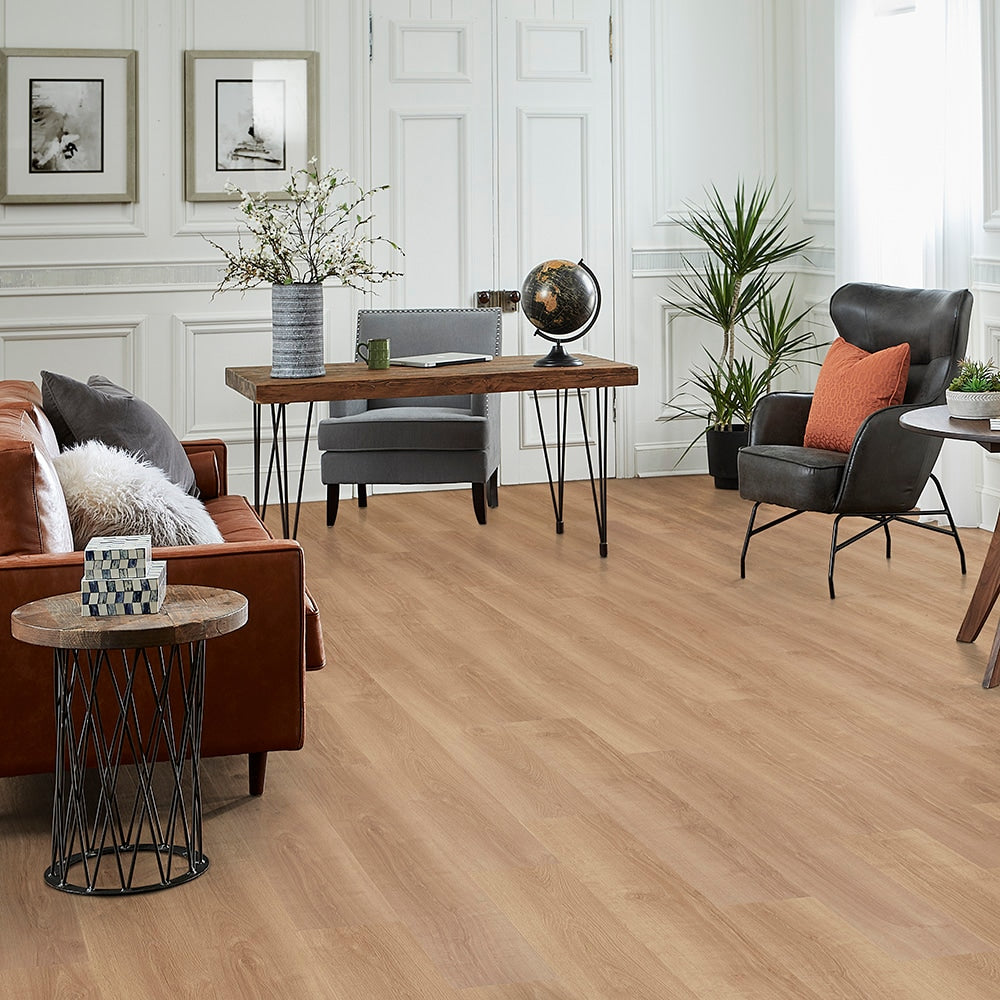 Pergo DuraCraft Lisbon Brown Waterproof Luxury Vinyl Plank Flooring