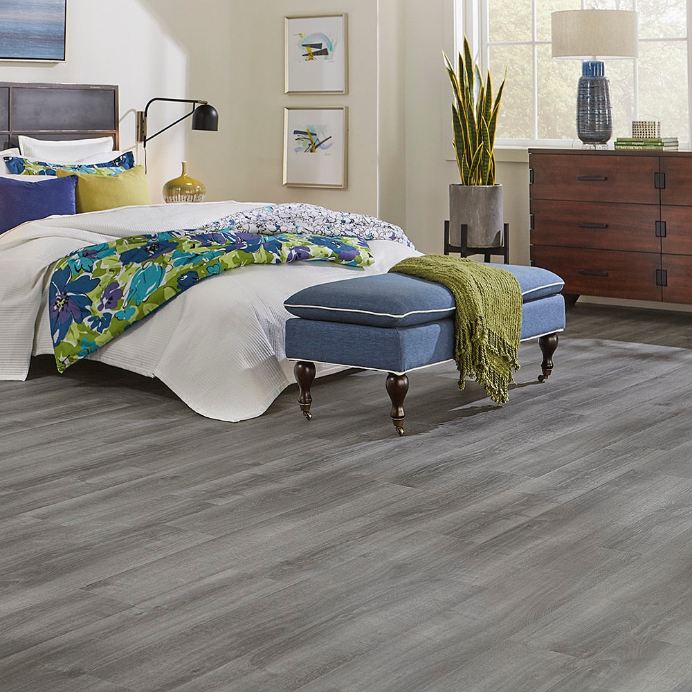 Pergo DuraCraft Castleton Gray Waterproof Luxury Vinyl Plank Flooring