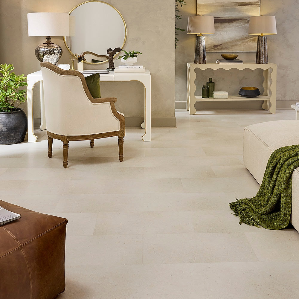 Pergo DuraCraft Marbella Limestone Gray Waterproof Vinyl Tile