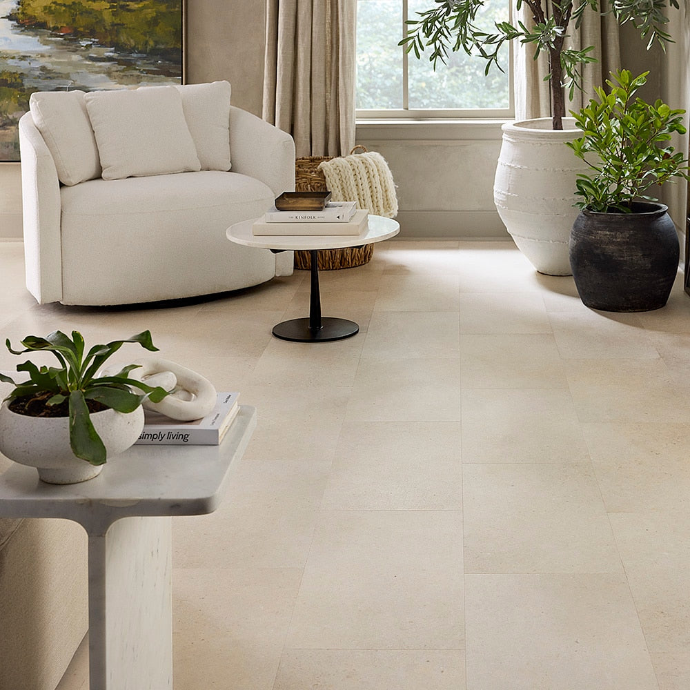 Pergo DuraCraft Marbella Limestone Gray Waterproof Vinyl Tile