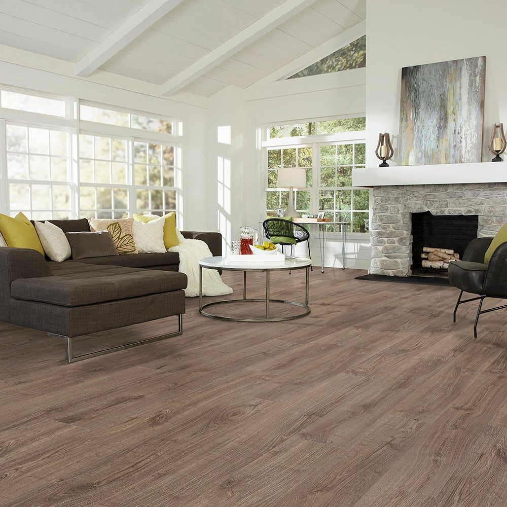 Pergo DuraCraft Dresden Oak Gray Waterproof Luxury Vinyl Plank Flooring