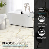 Pergo DuraCraft Bruges Oak Brown 22-mil Waterproof Interlocking Luxury Vinyl Plank