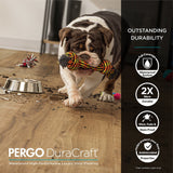Pergo Marbella Limestone Gray Luxury Vinyl Tile Flooring with WetProtect
