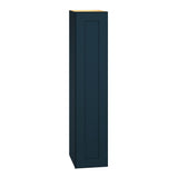 Diamond Express Jamestown 9-in W x 42-in H x 12-in D Regatta Blue Wall Fully Assembled Plywood Cabinet (Recessed Panel Shaker Door Style)