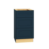 Diamond Express Jamestown 18-in W x 32.5-in H x 21-in D Regatta Blue 3-Drawer Wood Wall-mount Cabinet Banks